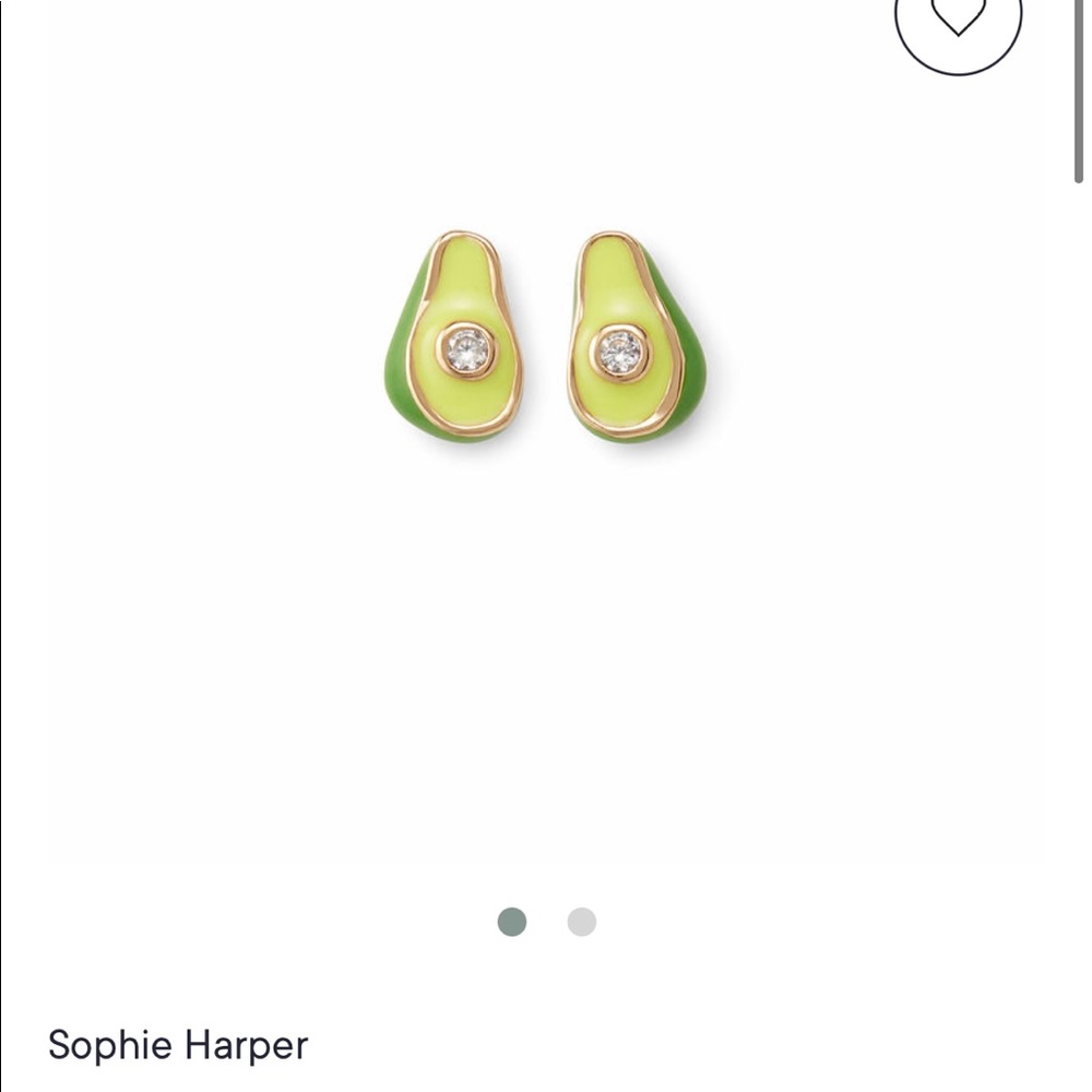 Avocado earrings